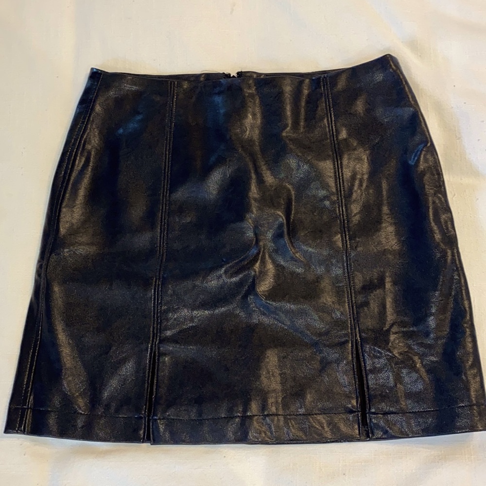 Forever 21 faux leather mini skirt